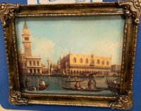#450463 framed venetian themed print