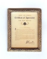 71391 Army-War Service Certificate