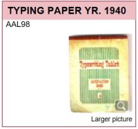 (image for) AAL98 TYPING PAPER